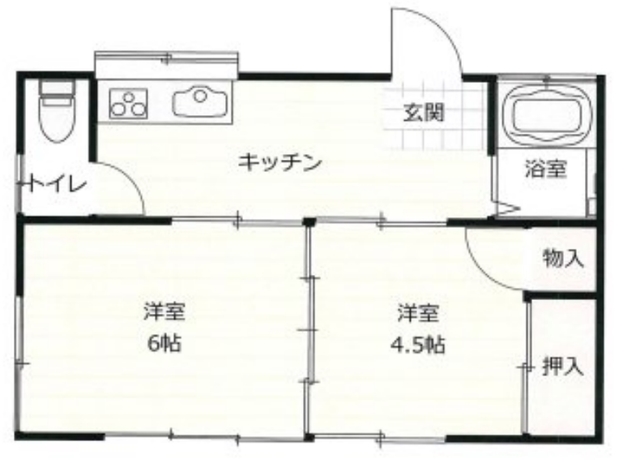 ふじしげ荘の間取り