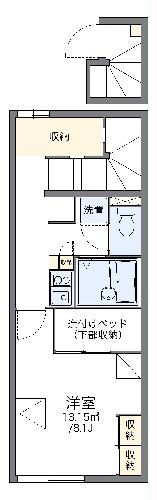 【レオパレスヴェルソーの間取り】