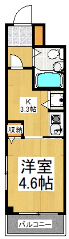 ヘリオス378立川の間取り