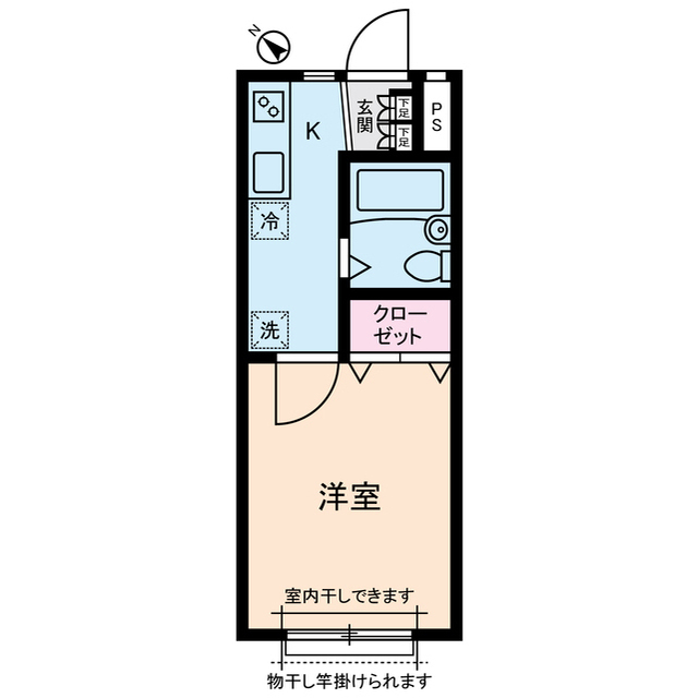 サンライズ立川の間取り