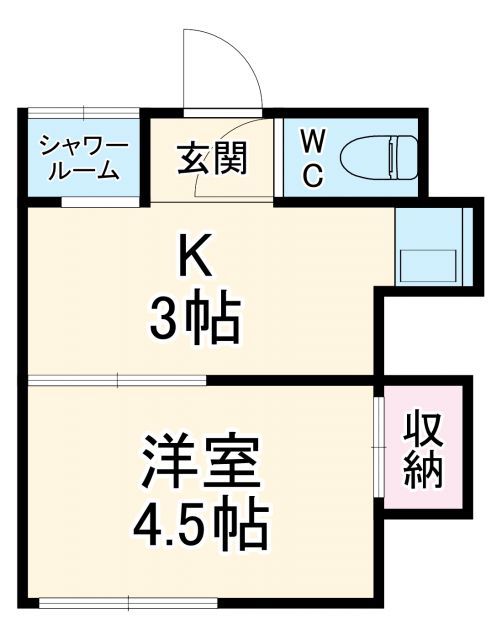 吉沢荘の間取り