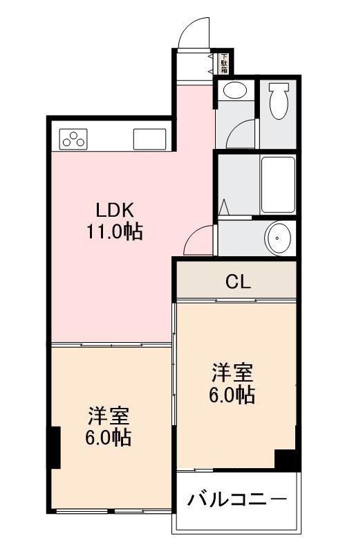 サンパレス石原の間取り