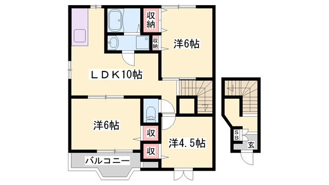 クレストールの間取り