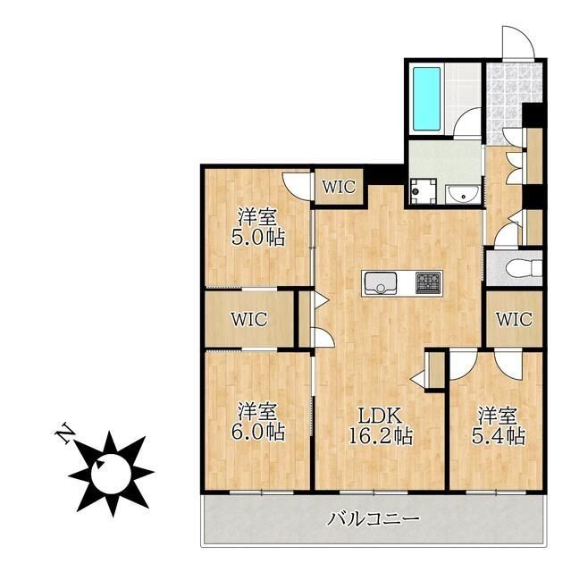 ザ・アークコート市川妙典の間取り