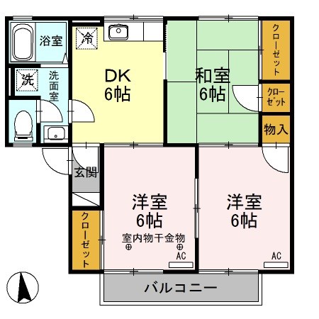 グレイスエステートBの間取り