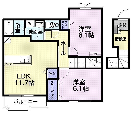 シャトゥ・ド・アンジュの間取り