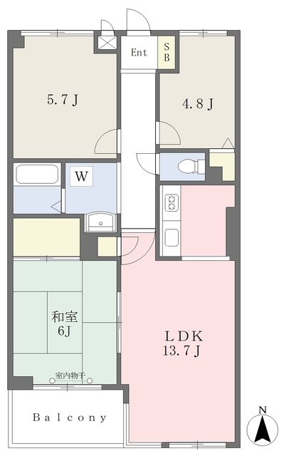 グランパルクの間取り