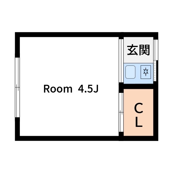 花の木荘の間取り