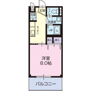 知多郡阿久比町陽なたの丘のアパートの間取り