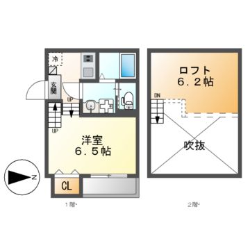 ルークス名古屋IIの間取り