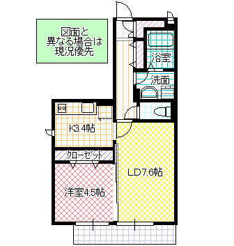 Mヒルズ Bの間取り