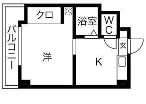 姫路市豊沢町のマンションの間取り