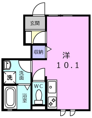 エルメゾン　ラクワットの間取り