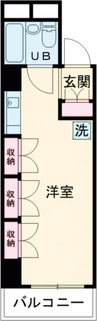 和歌山市西布経丁のマンションの間取り