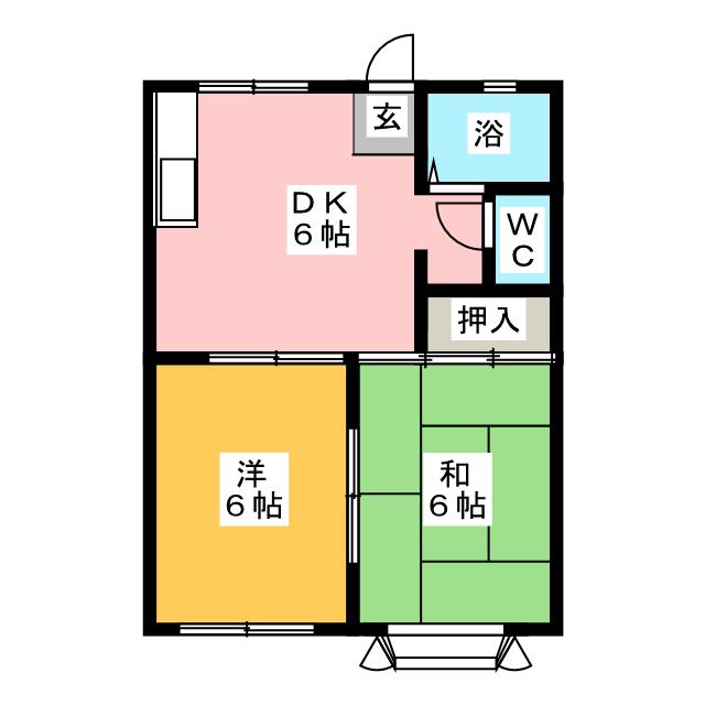 ピアハイツクラチの間取り