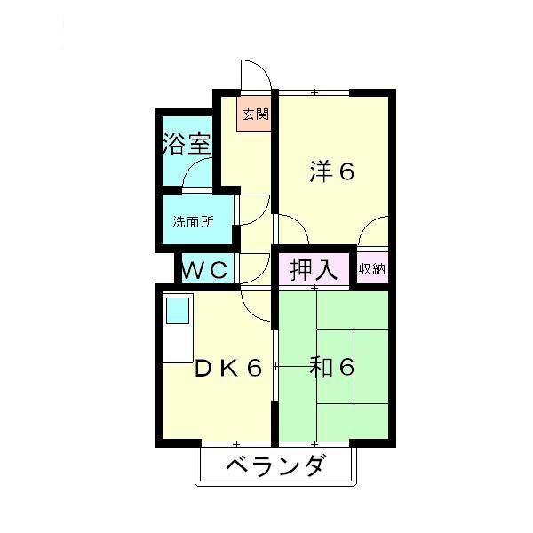 ハイランド1の間取り