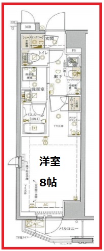 ベルシード綾瀬駅前の間取り