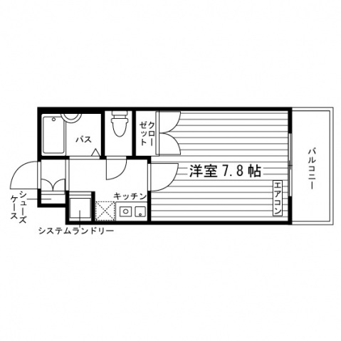 ラフィネ込山の間取り