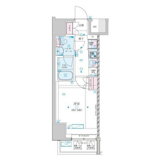 ＧＥＮＯＶＩＡ川崎ＶＩＩの間取り