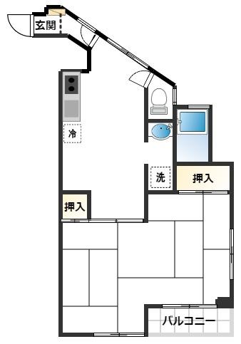 サンスプレンダー新富の間取り