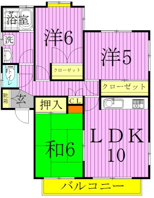 ヴィヴレ綾瀬の間取り