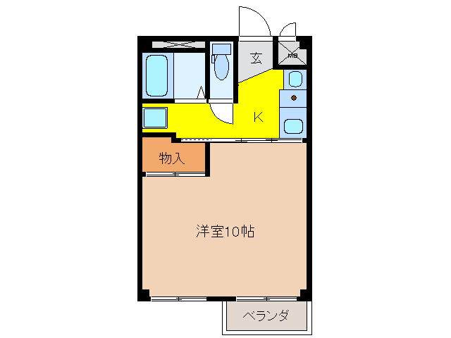 ワタナベプラザ２の間取り