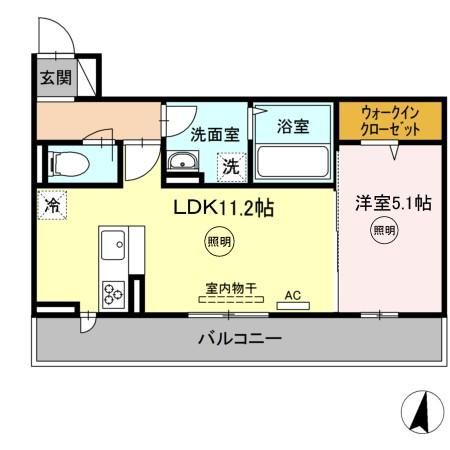 ユーフォリア行橋の間取り