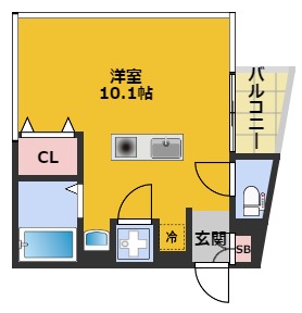 T-ステージ新栄の間取り