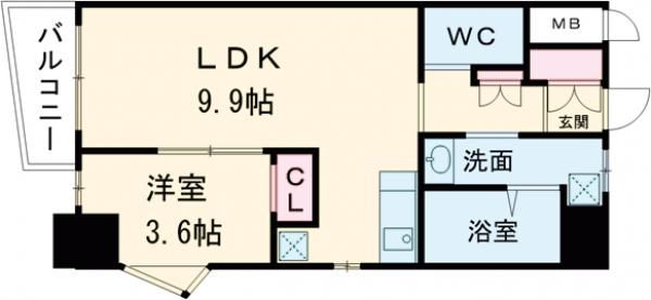 ＭＧＡ城内の間取り