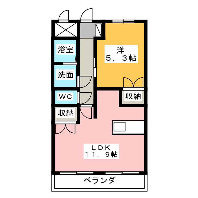 エトワールシャトーの間取り