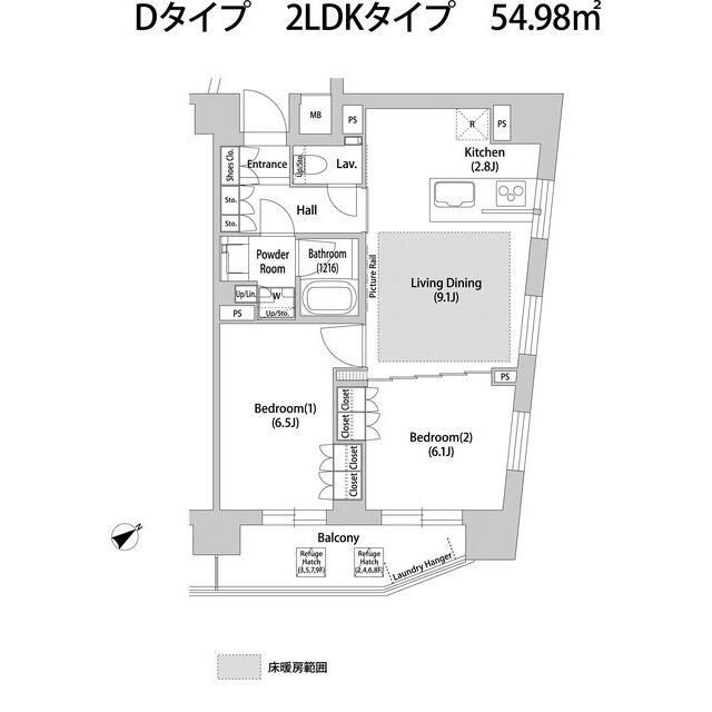 ソアラノーム大岡山の間取り