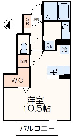 サニーフラットの間取り