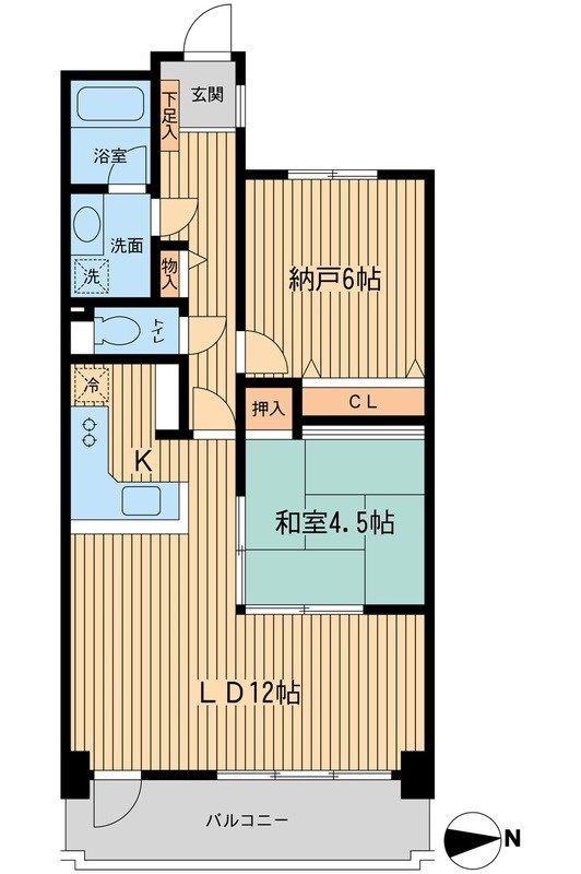 芝公園アパートメントの間取り