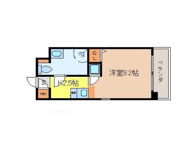 名古屋市中村区大正町のマンションの間取り