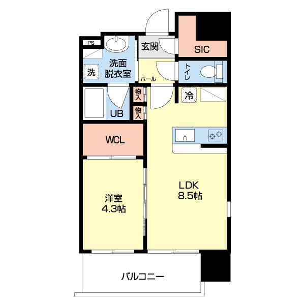 グランデ元町の間取り