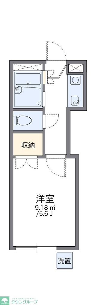 レオパレス立川第３の間取り