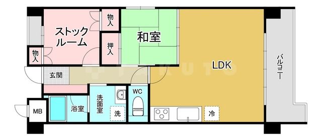 コーポグリーン弐番館の間取り