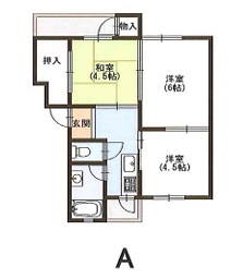 ＩＳＥ伊勢住宅綾園７６０５の間取り