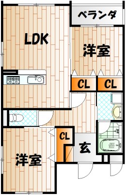 ロワール・イン柳原町の間取り