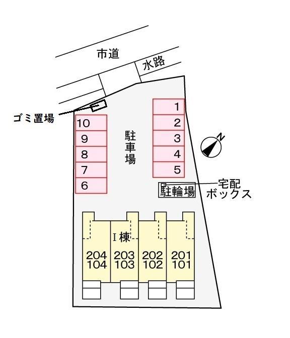 【インサイド　ビレッジの駐車場】