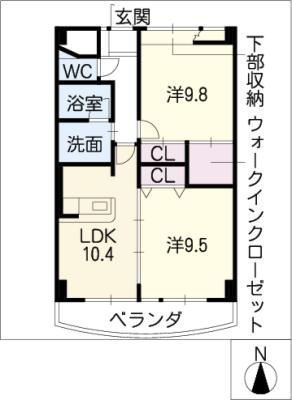 クリスタルパレスの間取り