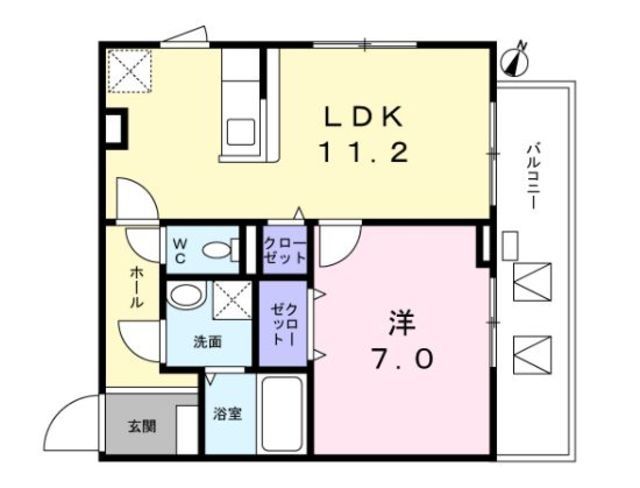 グリーンアースの間取り