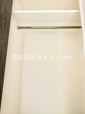 収納　たっぷりとした収納スペースです