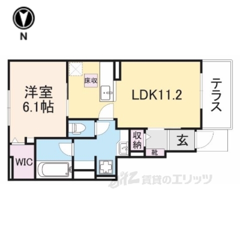 フェリス・ペローの間取り