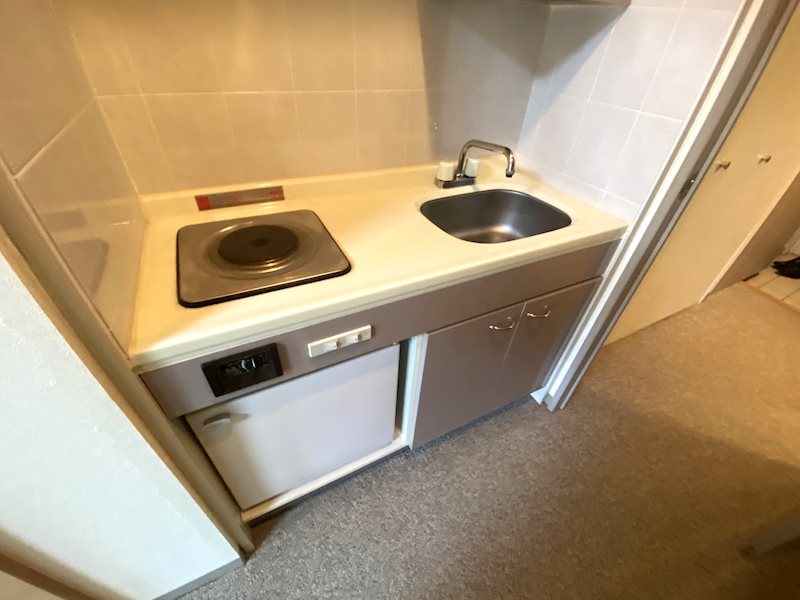 キッチン　コンパクトで使いやすいミニキッチン