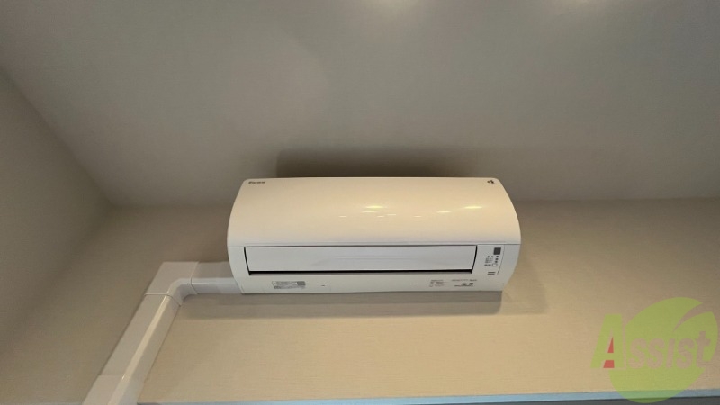 その他設備　エアコンも設置されていて夏冬安心ですね。