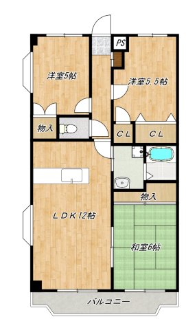 シャルマン・２の間取り