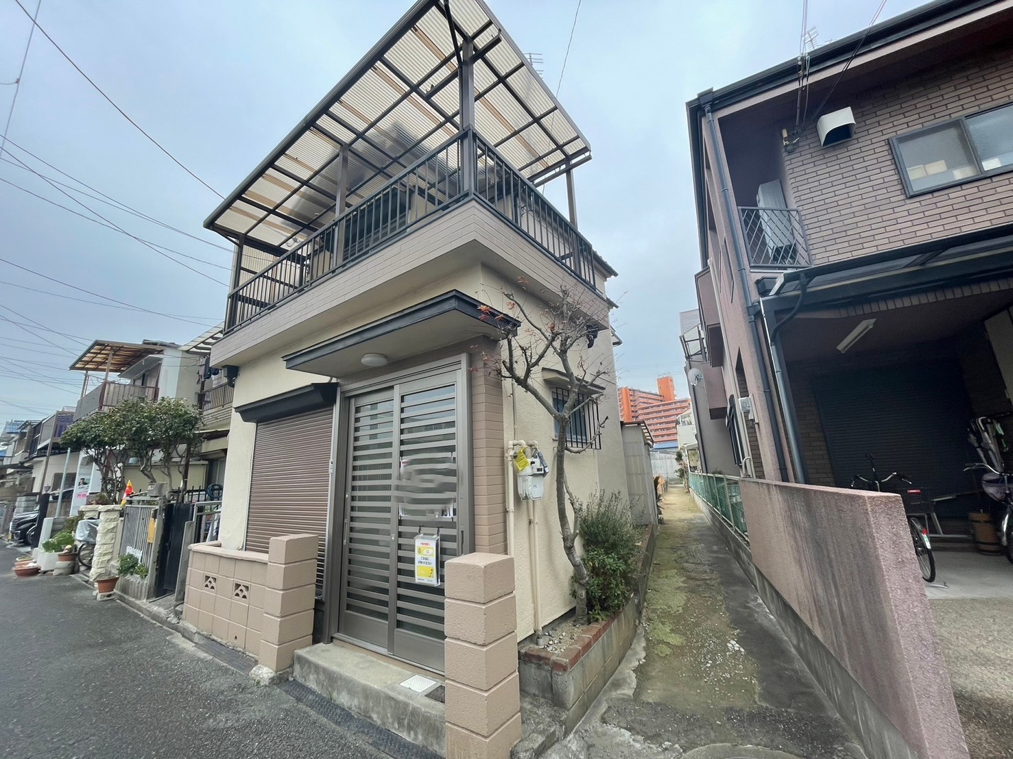 若江東町2丁目貸家の外観写真