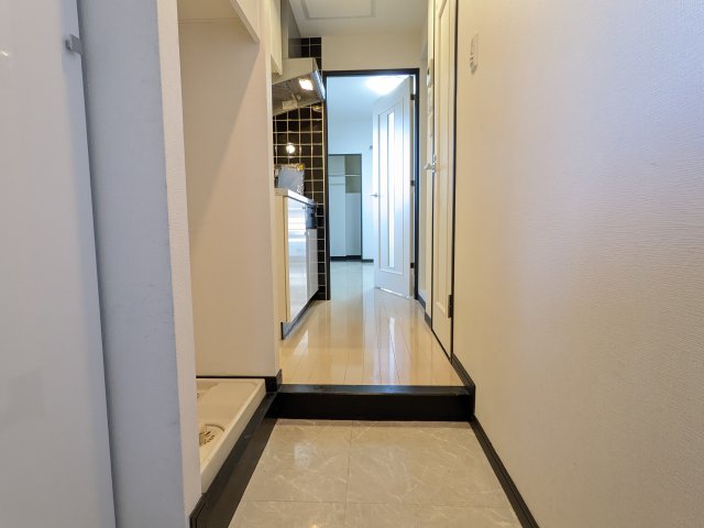 玄関　明るい玄関です