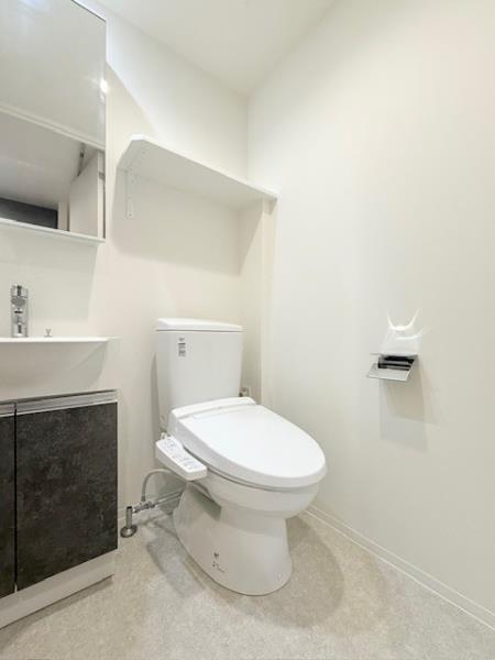 トイレ　ゆったりとした空間のトイレです